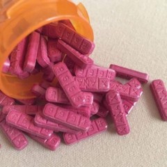 Alternative view of XANAX 5.0 mg Red Devil Bar - R666